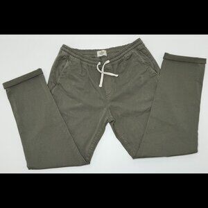 Marine Layer, Saturday Slim Straight Twill Pant, Large, 13637